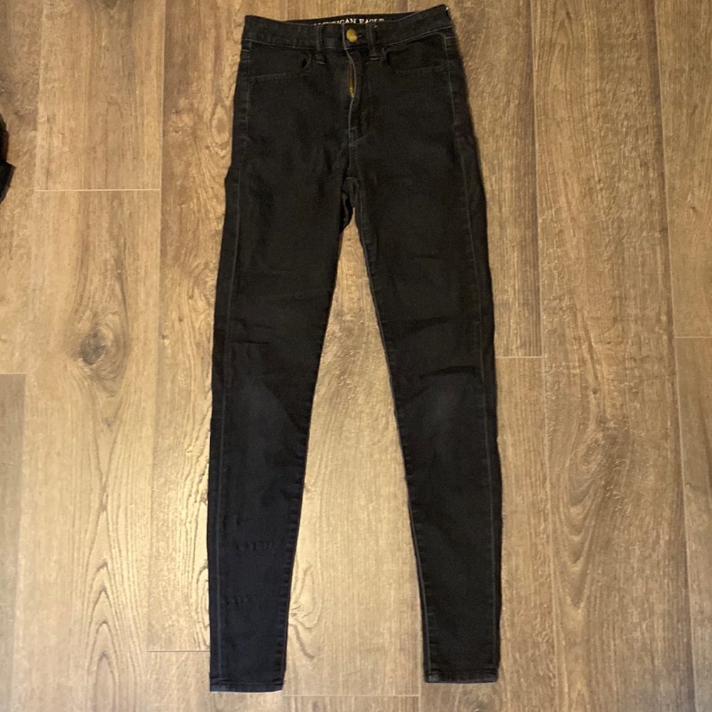 American Eagle Black Skinny Jeans